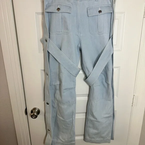 Burberry Amelia Detachable Strap Cargo Jeans